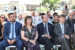 В Иерусалиме торжественно открыли площадь Марка Шагала, фото Израиль в лицах