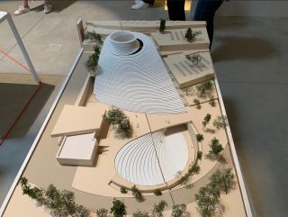Макет Мемориального комплекса на горе Герцля, фото Израиль в лицах