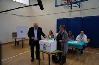 Президентская чета Реувен и Нехама Ривлин голосуют на выборах мэра Иерусалима (второй тур), фото Израиль в лицах