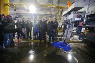Нир Баркат проверил состояние снегоуборочной техники