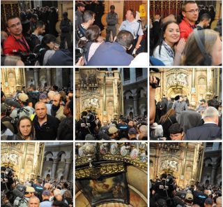 Схождение Благодатного Огня, фоторепортаж Израиль в лицах