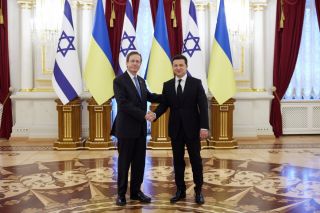 Встреча Президента Украины с Президентом Государства Израиль