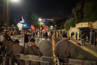 Протестные демонстрации, фото Израиль в лицах