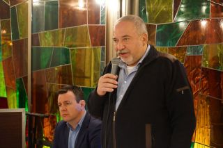 Встреча Авигдора Либермана с журналистами русскоязычных СМИ, фото Израиль в лицах