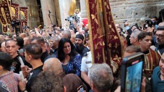 Схождение Благодатного Огня, фото Израиль в лицах