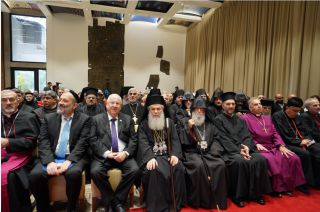 Предновогодняя встреча президента Израиля с главами церквей, фото Израиль в лицах