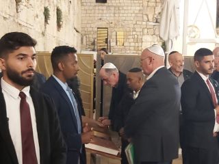 Президент Латвии у Стены Плача, фото Израиль в лицах
