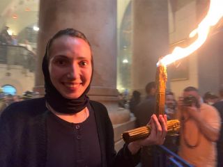 Схождение Благодатного Огня, фото Израиль в лицах