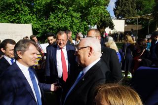 Дипломатический прием у президента, фото Израиль в лицах