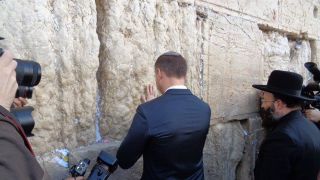 Президент Польши Анджей Дуда у Стены Плача, фоторепортаж Израиль в лицах