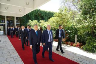Встреча президента Израиля Реувена Ривлина с премьер-министром Венгрии Виктором Орбаном, фото Израиль в лицах