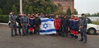 Израильские полицейские в Умани