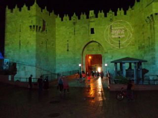 Фестиваль света в Иерусалиме, фото Израиль в лицах