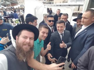 Владимир Зеленский у Стены Плача