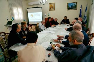 Круглый стол в Посольстве Узбекистана, фото Израиль в лицах