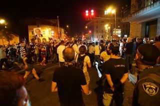 Протестные демонстрации, фото Израиль в лицах