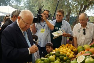 Суккот у Президента Израиля, фото Израиль в лицах
