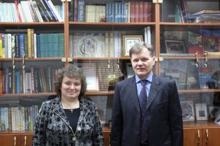 Элеонора Гройсман и Посол Беларуси в Израиле Владимир Скворцов, фото Израиль в лицах