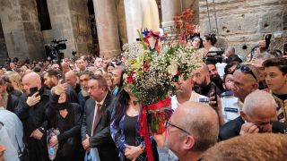 Схождение Благодатного Огня, фото Израиль в лицах