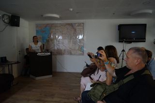Видеомост с лагерем сирийских беженцев, фото Израиль в лицах