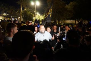 Столкновения арабов и евреев, Старый город, вечер, фото Израиль в лицах