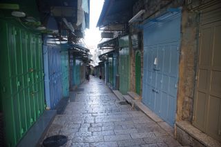 Старый город Иерусалима на карантине, фото Израиль в лицах